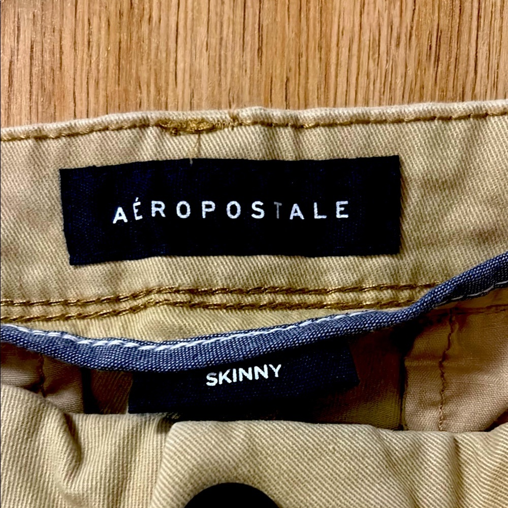Aeropostale Tan Skinny Pants